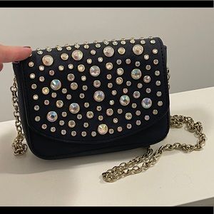 Juicy Couture Studded navy light gold crossbody